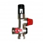 Группа безопасности 1/2"х3/4" Vieir 7bar для бойлера с предохранительным клапаном и шаровым краном