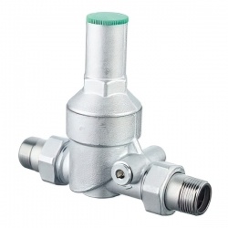 Редуктор давления мембранный 1/2"вр Vieir PN25 под манометр 1-6 бар