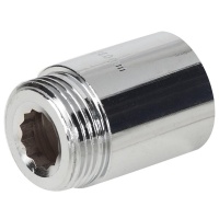 Удлинитель 1"ВН х 40мм Vieir хромированный латунный