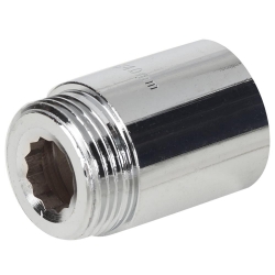 Удлинитель 1"ВН х 40мм Vieir хромированный латунный