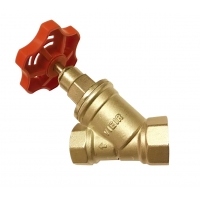 Вентиль 1/2"ВР Vieir прямоточный запорно-регулировочный латунный