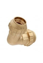 Отвод 32мм х 32мм 90º Vieir компрессионный латунный для ПНД труб