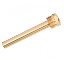 Гильза для погружного датчика температуры Vieir 1/2"х150мм медь