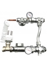 Насосно-смесительный узел Vieir VR206 без насоса 130 мм, 20-60С