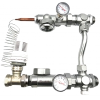 Насосно-смесительный узел Vieir VR206 без насоса 130 мм, 20-60С