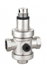 Редуктор давления поршневой под манометр 1 1/4"вр Vieir PN16, 1-4 бар