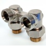 Узел нижнего подключения радиатора угловой 3/4" Vieir Multiflex для двухтрубных систем