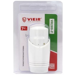 Головка термостатическая жидкостная Vieir 6,5-28C, M30X1,5, белая VR289-F