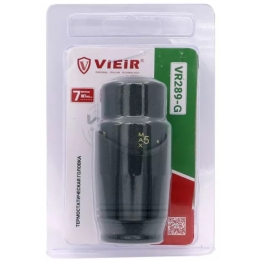 Головка термостатическая жидкостная Vieir 6,5-28C, M30X1,5, графит VR289-G