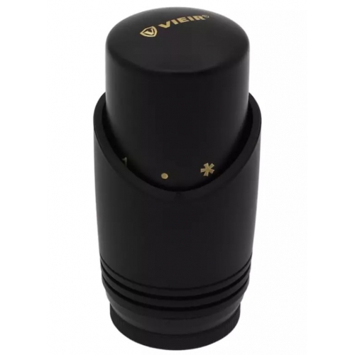 Головка термостатическая жидкостная Vieir 6.5-28C, M30X1,5, черная VR289-C купить в интернет магазине Санрай73