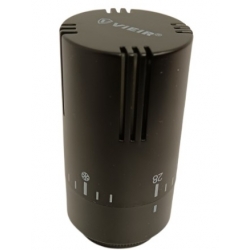 Головка термостатическая жидкостная Vieir 6-28C, M30X1,5, черная VR299-C