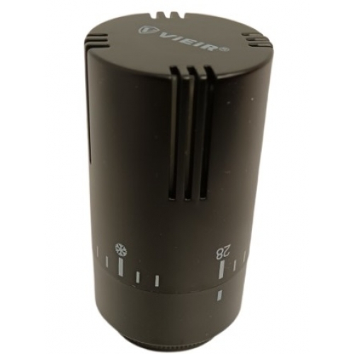 Головка термостатическая жидкостная Vieir 6-28C, M30X1,5, черная VR299-C купить в интернет магазине Санрай73