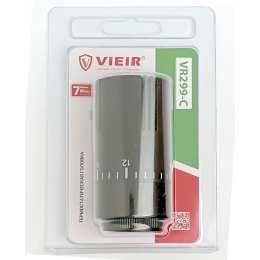 Головка термостатическая жидкостная Vieir 6-28C, M30X1,5, черная VR299-C