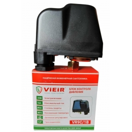Реле давления воды 1-5 бар, 1/4" накидная гайка, без кабеля, Vieir