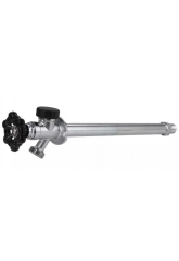 Незамерзающий уличный кран длина 550 мм 1/2"НР х 3/4"НР Vieir с антисифоном, никель