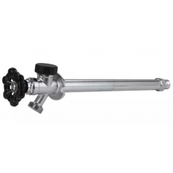 Незамерзающий уличный кран длина 450 мм 1/2"НР х 3/4"НР Vieir с антисифоном, никель