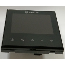 Терморегулятор комнатный Vieir VR406-C сенсорный, програмируемый, черный