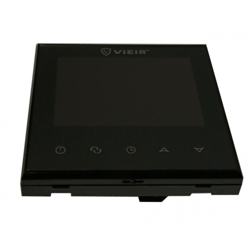 Терморегулятор комнатный Vieir VR406-C сенсорный, програмируемый, черный купить в интернет магазине Санрай73