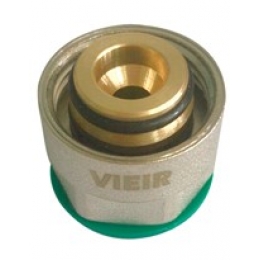 Фитинг компрессионный евроконус 16х2,2 х 3/4" Vieir для труб PEX, PE-RT