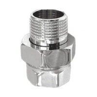 Разъемное соединение 3/4"ВН хромированное