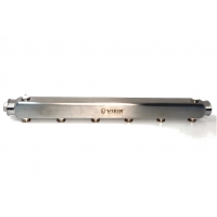 Коллектор на 6 выходов Vieir VR118 1 1/4" с межосевым расстоянием 100мм, сталь нержавеющая