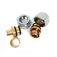 Фитинг компрессионный евроконус 16х2,0 х M24x19 Vieir для труб из из сшитого полиэтилена PE-Xa/EVOH