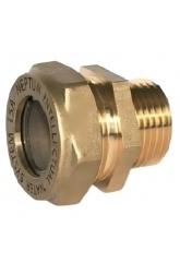 Соединение 15мм х 1/2"нр Vieir Ver-Pro, для нержавеющей гофротрубы