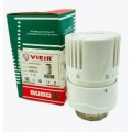 Головка термостатическая жидкостная Vieir 6-28C, M30X1,5, для радиаторного клапана, белая