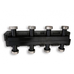 Распределительная гребенка Vieir 4 выхода, 3 м3/ч, 6 бар