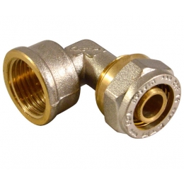 Угольник 16мм х 1/2"вр Vieir обжим для металлопластиковых труб