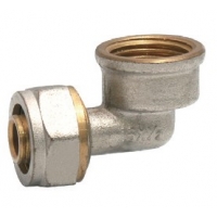 Угольник 20мм х 3/4"вр Vieir обжим для металлопластиковых труб