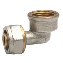 Угольник 16мм х 1/2"вр Vieir обжим для металлопластиковых труб