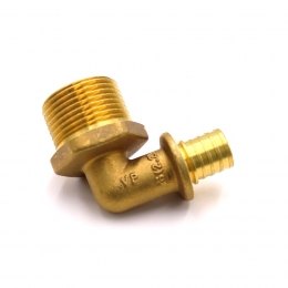 Угольник 16мм х 3/4"нр Vieir аксиальный для труб из сшитого полиэтилена