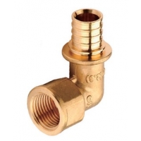 Угольник 20мм х 3/4"вр Vieir аксиальный для труб из сшитого полиэтилена