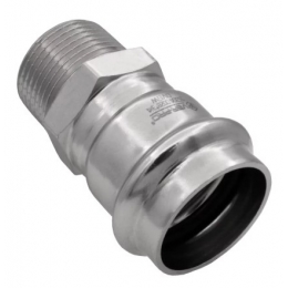 Соединение 15мм х 1/2"нр Vieir пресс раструб для труб из нержавеющей стали