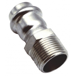 Соединение 15мм х 1/2"нр Vieir пресс раструб для труб из нержавеющей стали