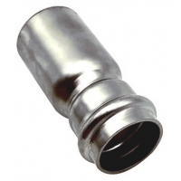 Муфта 28мм х 18мм Vieir пресс раструб-труба для труб из нержавеющей стали