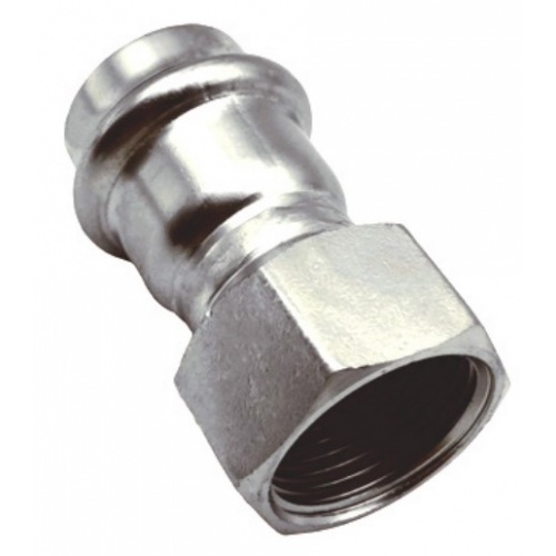 Соединение Vieir пресс раструб 18 мм х 1/2"вр, для труб из нержавеющей стали купить в интернет магазине Санрай73