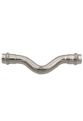 Обвод 15мм х 15мм Vieir пресс раструб-раструб для труб из нержавеющей стали