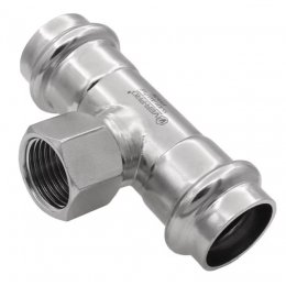Тройник 28мм х 1"вр х 28мм Vieir пресс раструб раструб, для труб из нержавеющей стали