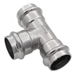 Тройник 15мм х 15мм х 15мм Vieir пресс раструб для труб из нержавеющей стали