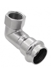 Угольник 22мм х 1/2"вр 90° Vieir пресс раструб для труб из нержавеющей стали