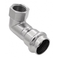 Угольник 28мм х 3/4"вр 90° Vieir пресс раструб для труб из нержавеющей стали