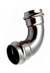 Угольник 28мм х 28мм 90° Vieir пресс раструб-раструб для труб из нержавеющей стали