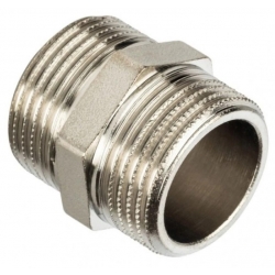 Ниппель 1 1/2"нр Vieir никелированный латунный