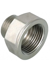 Переходник 1 1/4"вр х 1"нр Vieir под ключ никелированный латунный