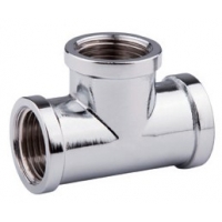 Тройник 1"вр Vieir хромированный латунный