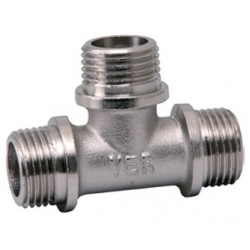 Тройник 1"нр Vieir никелированный латунный