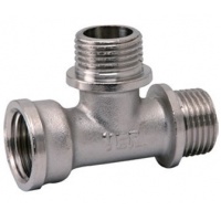 Тройник 1/2"вр х 1/2"нр х 1/2"нр Vieir никелированный латунный