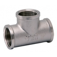 Тройник 1"вр Vieir никелированный латунный